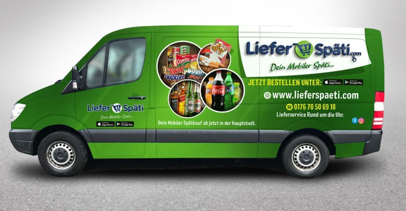 Liefer Späti: Fahrzeugdesign