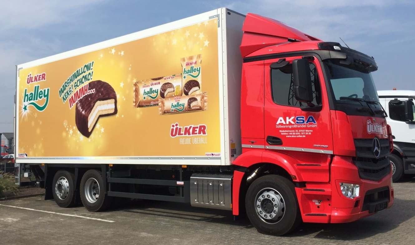 Ülker: Lkw-Beschriftung